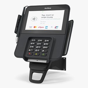 3D Verifone M400 Card Terminal Carrying Wall Bracket