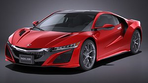 honda nsx 2018 3D model
