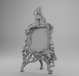 3D medieval mirror