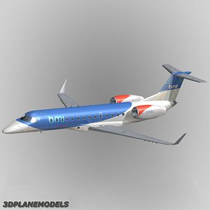 3ds max embraer erj-135 regional jet