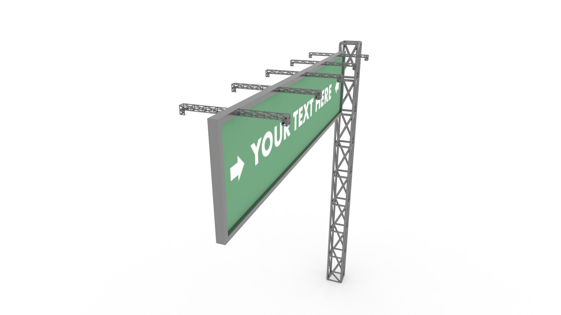 Traffic Sign Low-poly 3D Model - TurboSquid 2103381