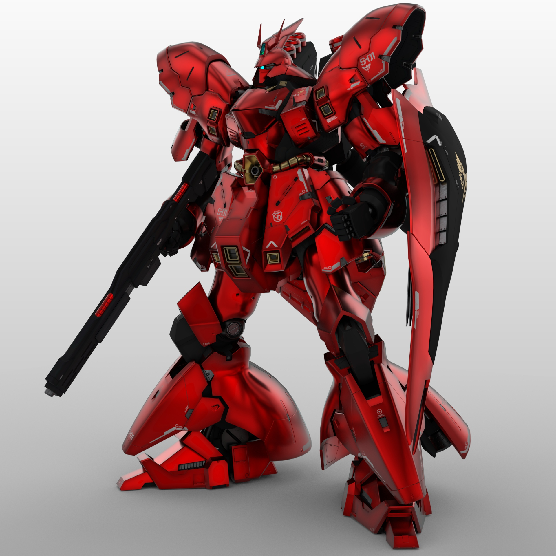 3D Sazabi MSN-04 model - TurboSquid 1756896