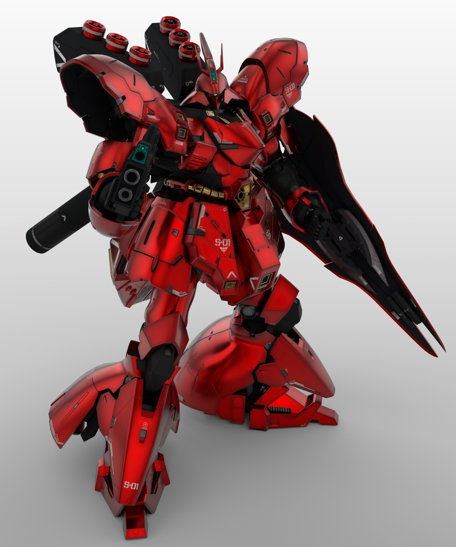 3D Sazabi MSN-04 model - TurboSquid 1756896