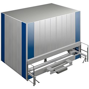 Compact vertical warehouse elevator 3D model