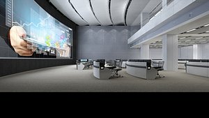 control room 3D model