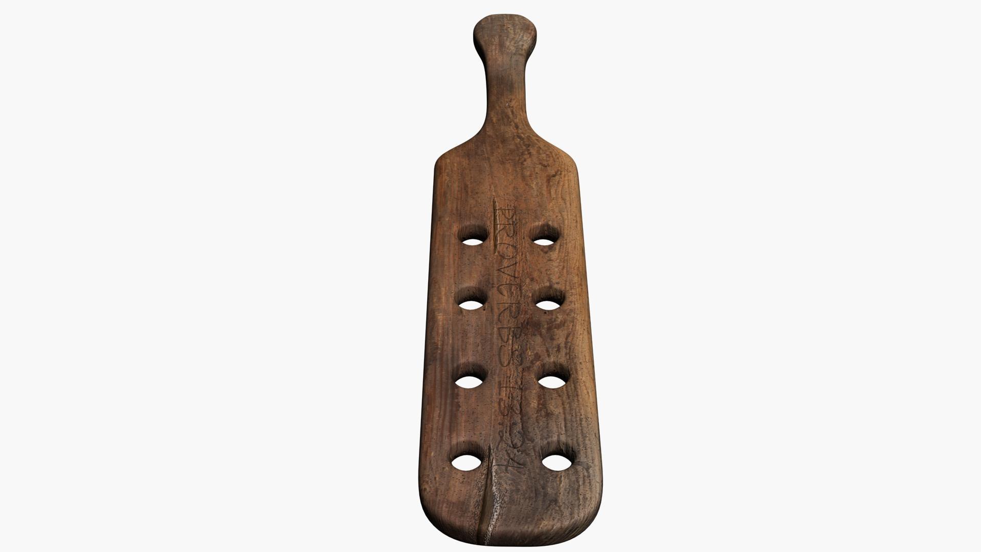 3D Vintage School Paddle - TurboSquid 1985000