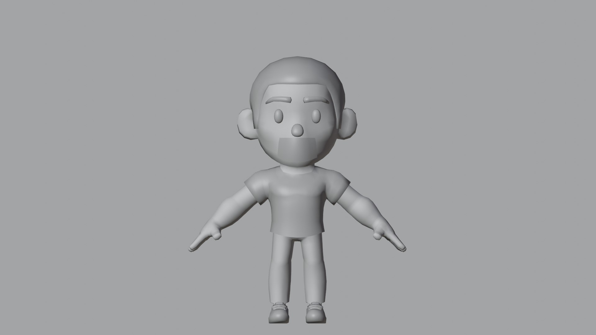 3D Simple Man Low Poly Model - TurboSquid 1836517