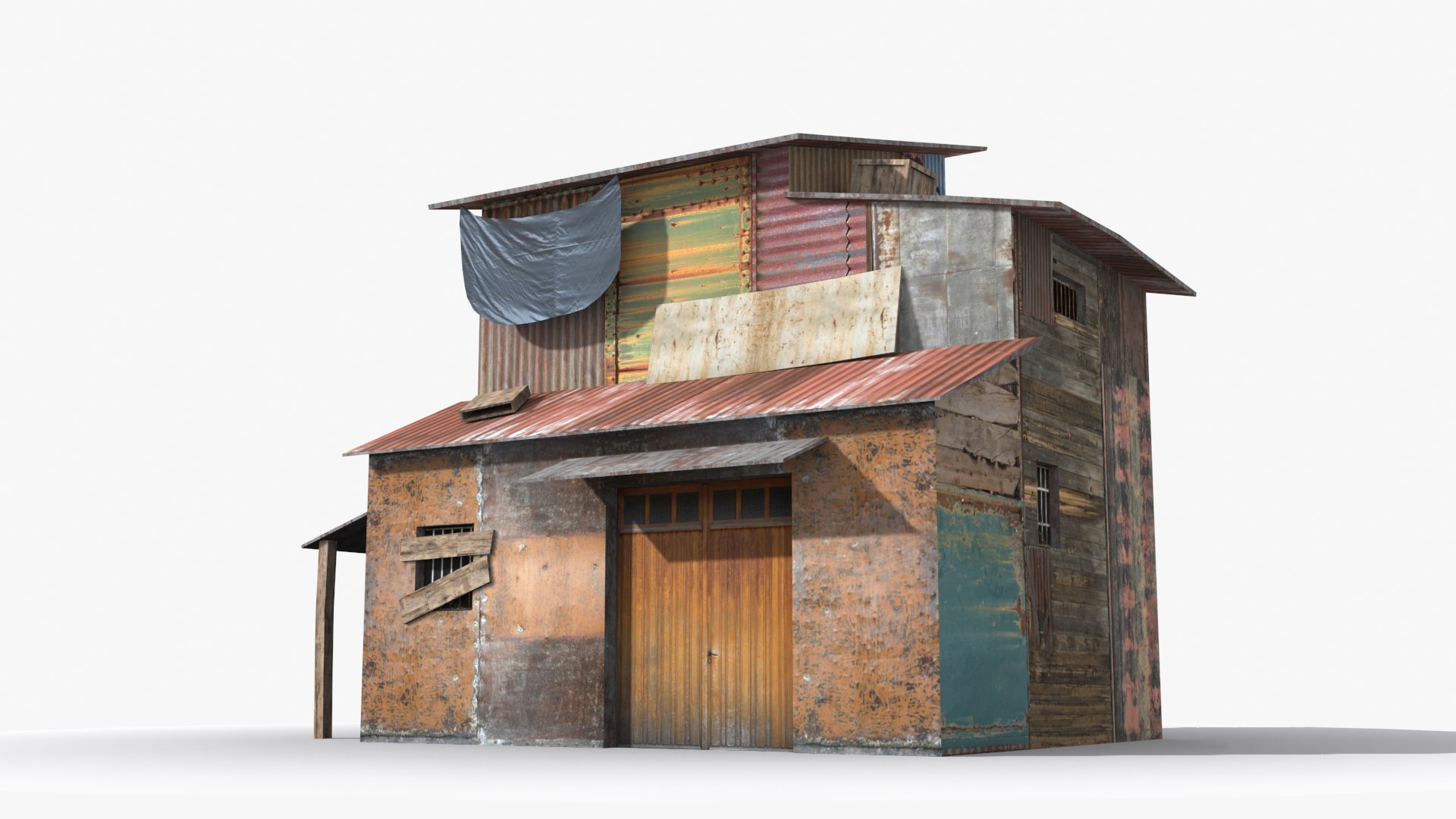 3D Slum X11 Model - TurboSquid 2009557