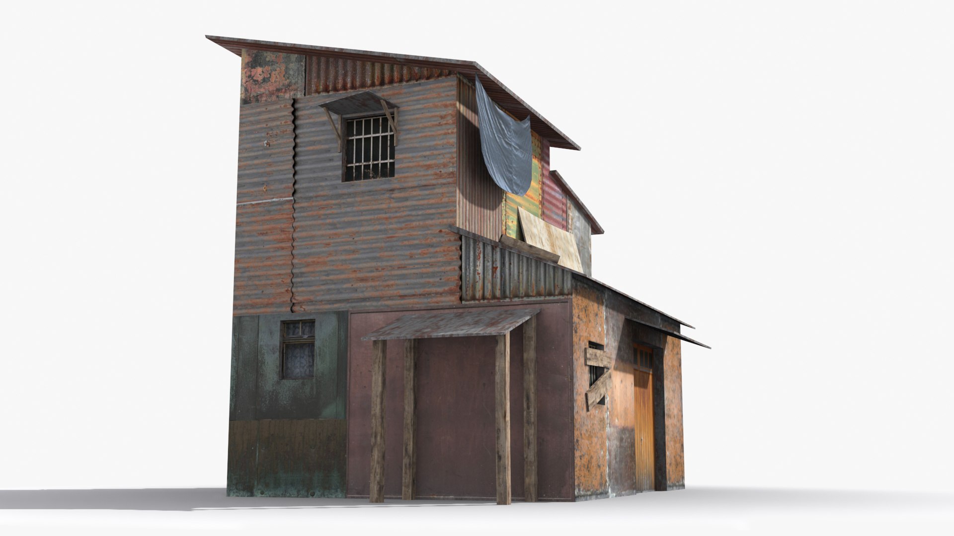 3D Slum X11 Model - TurboSquid 2009557