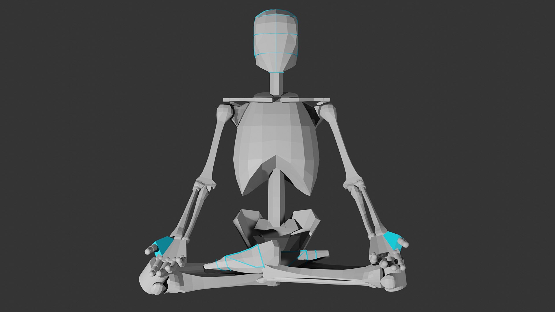 Male Skeleton For Artists1 3D Model - TurboSquid 2110878