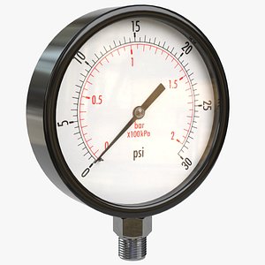 pressure gauge 3D