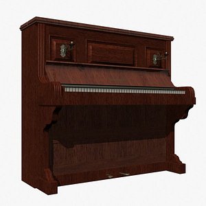 chappel upright piano 3d model
