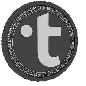 3D tokencard black coin