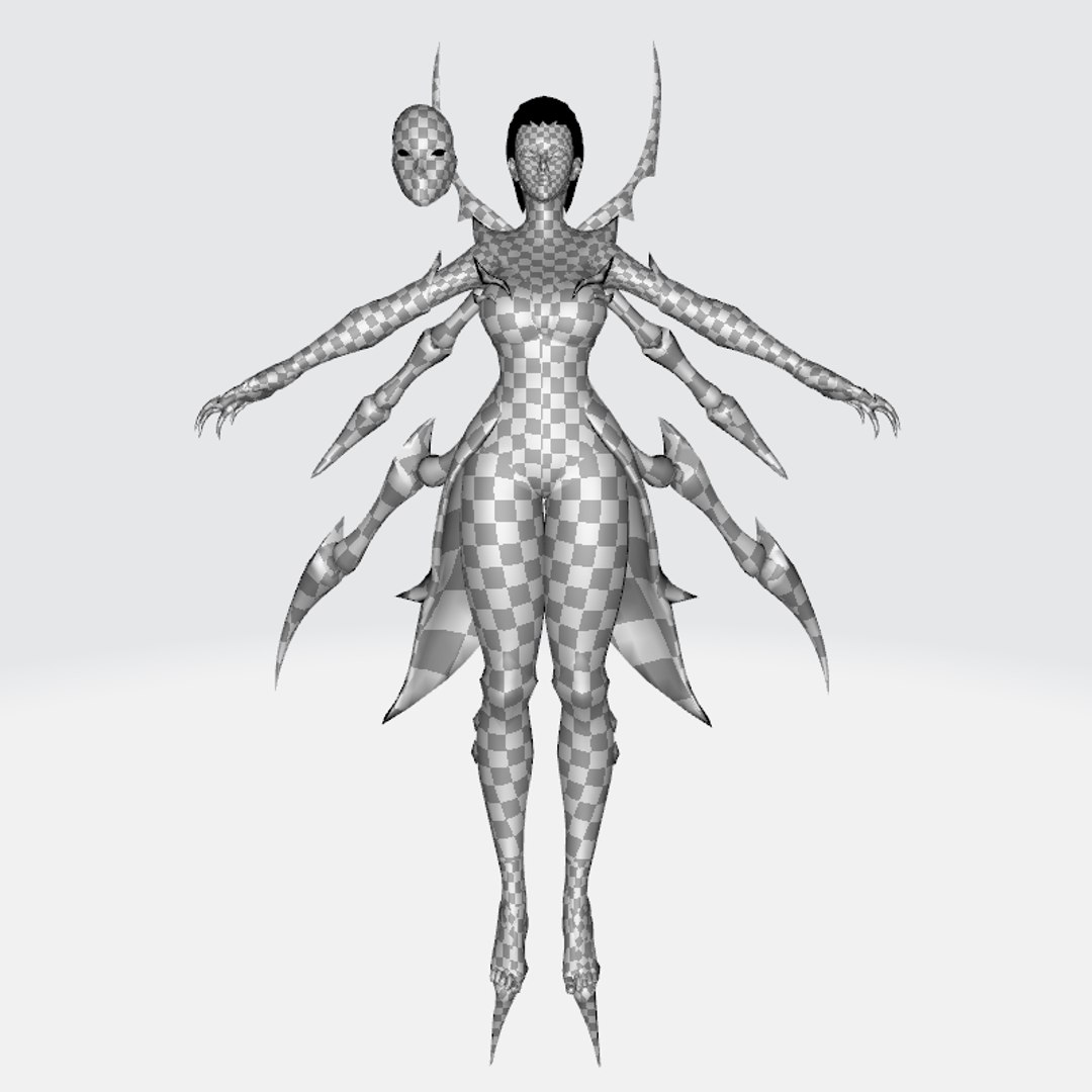 Elise - league of legends 3D model https://p.turbosquid.com/ts-thumb/JO/FVx9zy/hd/uv/png/1737554988/1920x1080/fit_q87/677950c7396f0a027019c83650c65b732d5a33dc/uv.jpg