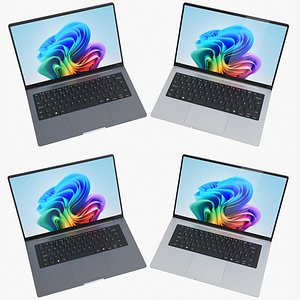 Samsung Galaxy Book6 14 and 16 inch Collection Rigged