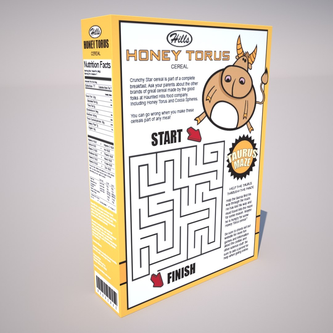 cereal box 3d 3ds