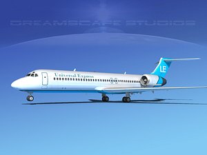 turbines boeing 717-200 717s 3d 3ds