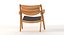 Fotorealistische Ch28 Carl Hansen & Sn Armchair von Hans J