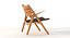 Fotorealistische Ch28 Carl Hansen & Sn Armchair von Hans J