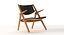 Fotorealistische Ch28 Carl Hansen & Sn Armchair von Hans J