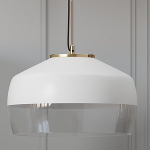 3D ceiling cox oversized frosted glass