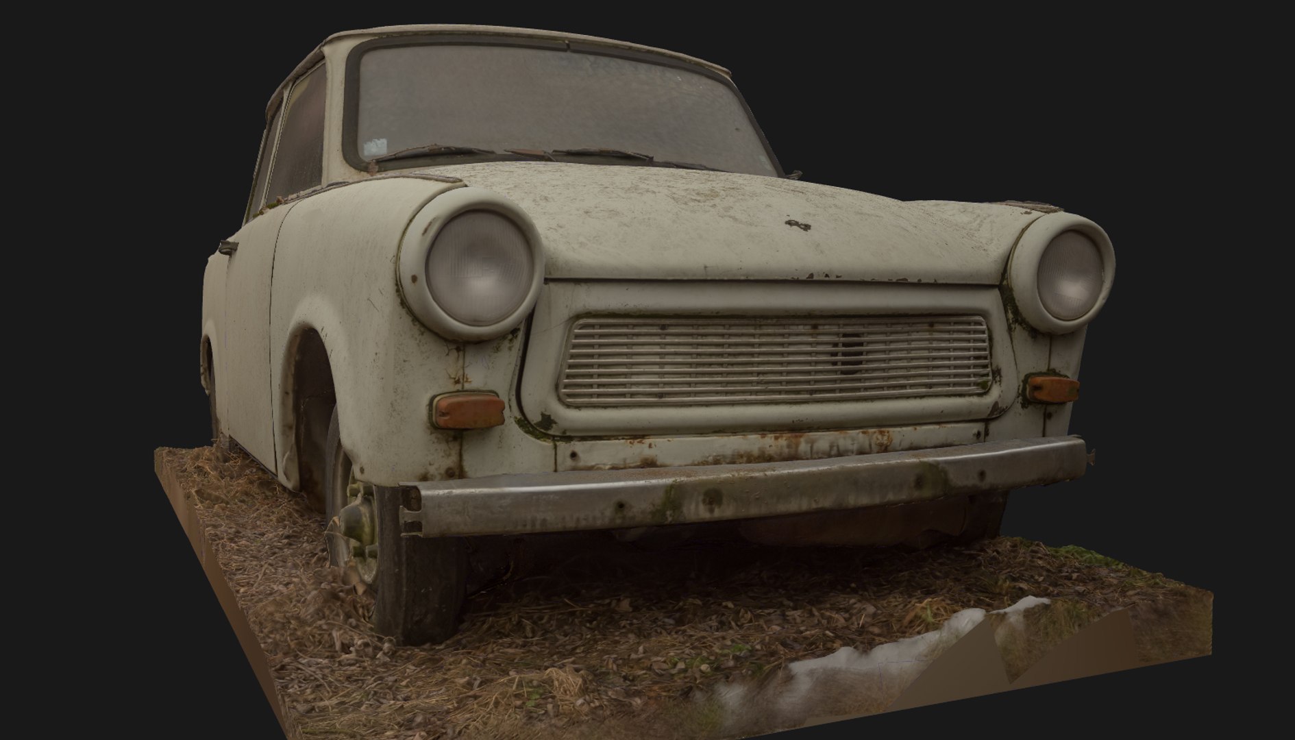 Trabant Vintage Super Car Model - TurboSquid 1270790