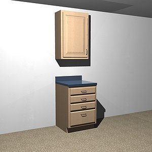 ACAD-WOOD CABINET - BASE DRAWER 4 - 24 - WALL 2436.dxf