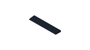 3D model Redragon K552 Mechanical Keyboard Wrist rest