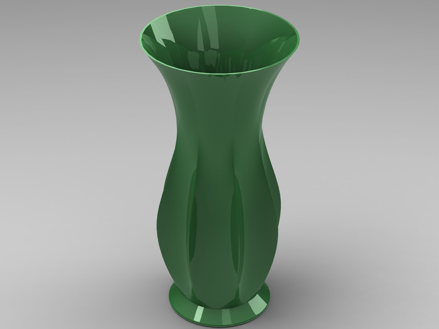 3D Green Plastic Vases For Flowers TurboSquid 2160027