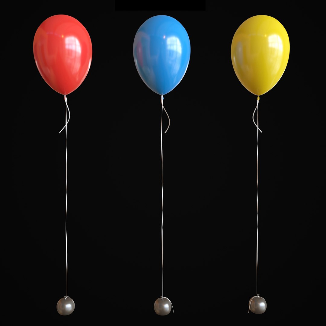 3D Balloons - TurboSquid 1620182