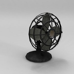 desk fan 3d max