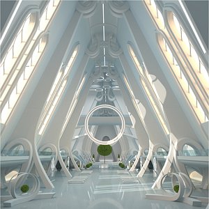 Sci-fi Futuristic Art Gallery