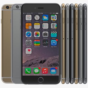 iphone 6 set 2 3d model