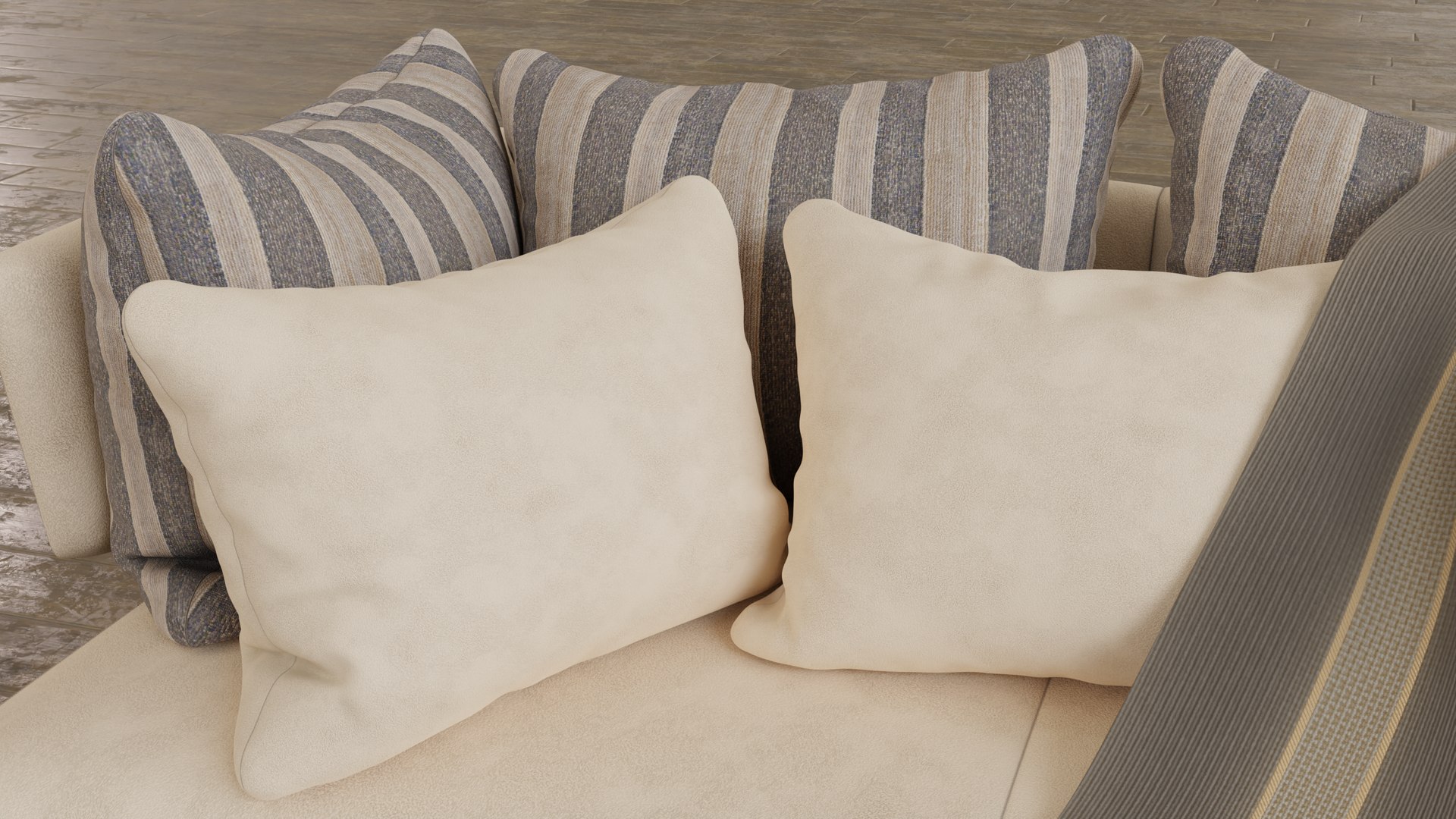 3D Amoenus Soft Rectangular Sofa - TurboSquid 1970237