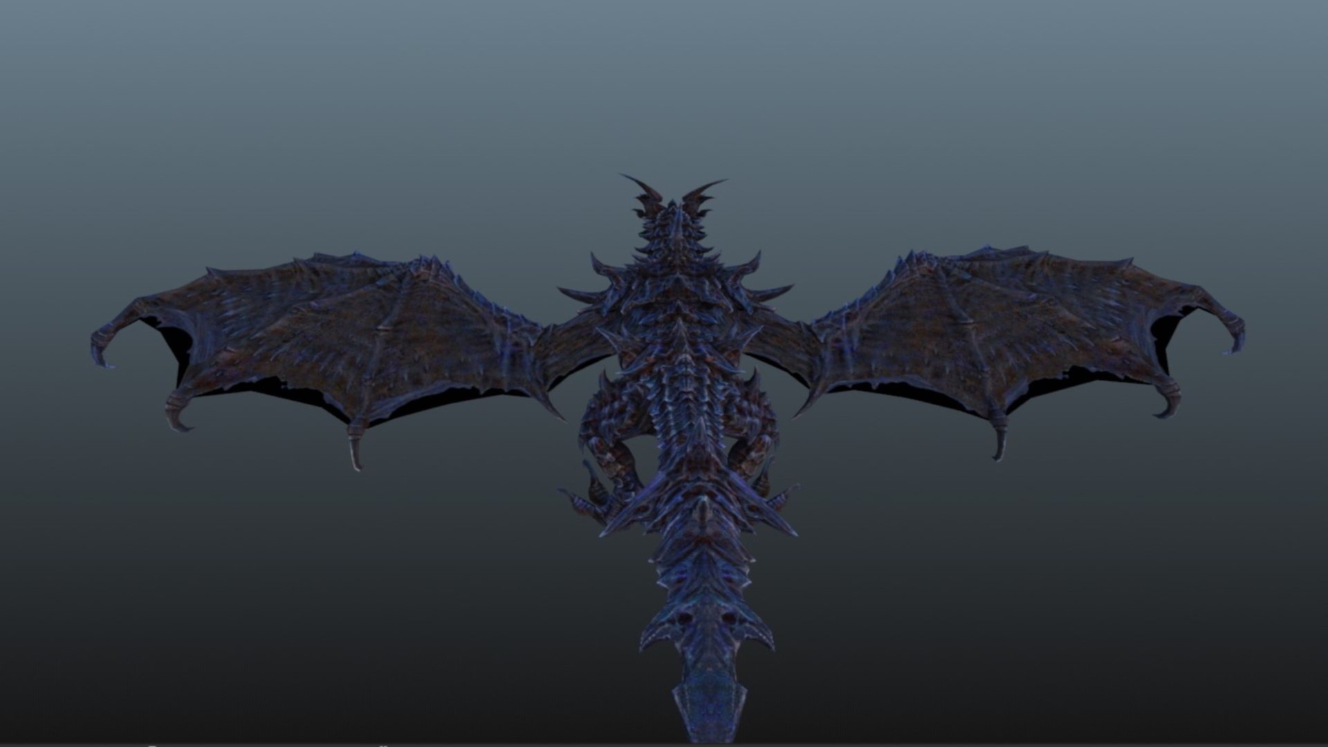 3D Blue Dragon - TurboSquid 1767106