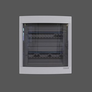 3D electrical distribution panel Viko Lotus 24 Internal 90912024 model