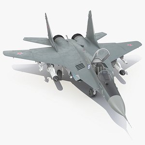 3D MiG 29KR Fulcrum D Russian Navy with Armament model