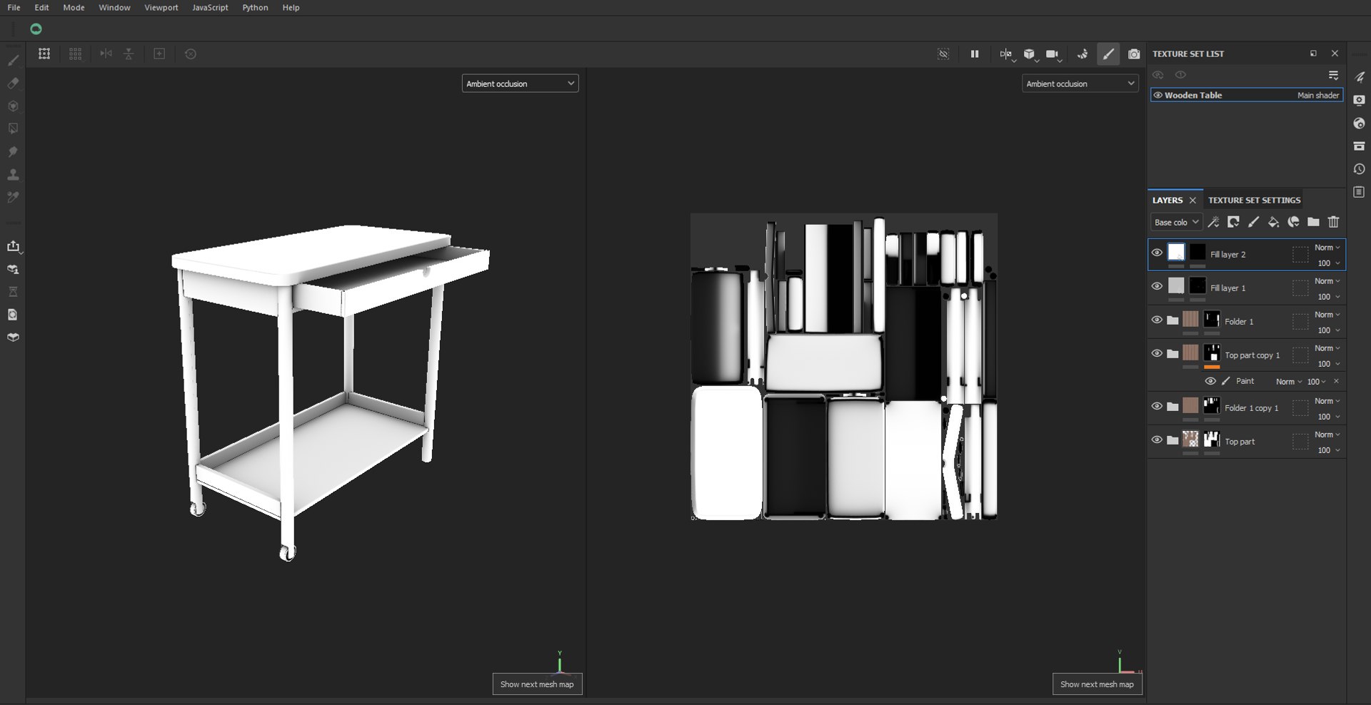 3D Computer Desk Table - TurboSquid 2320020