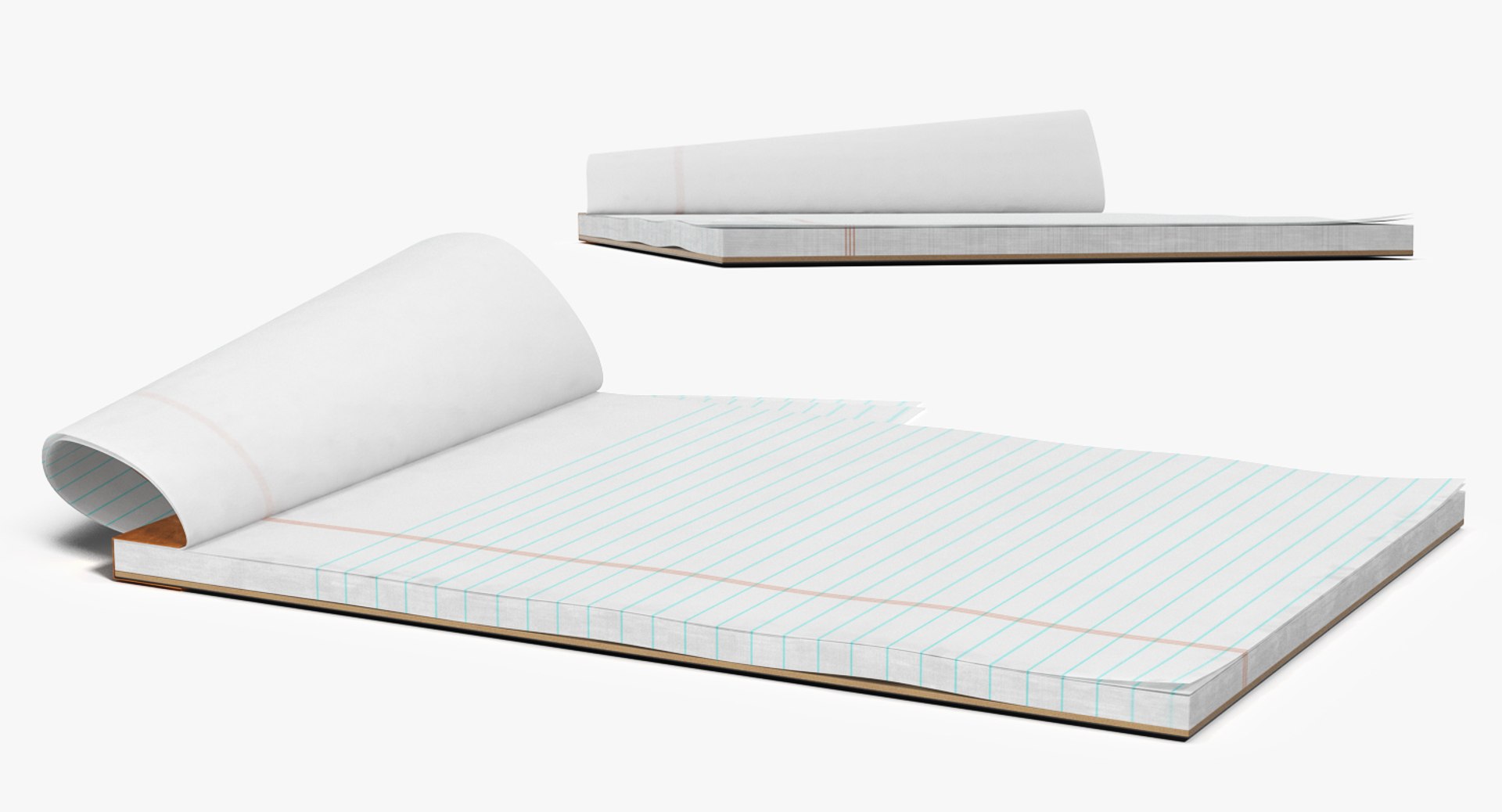 3D Writing Journals - TurboSquid 1301742