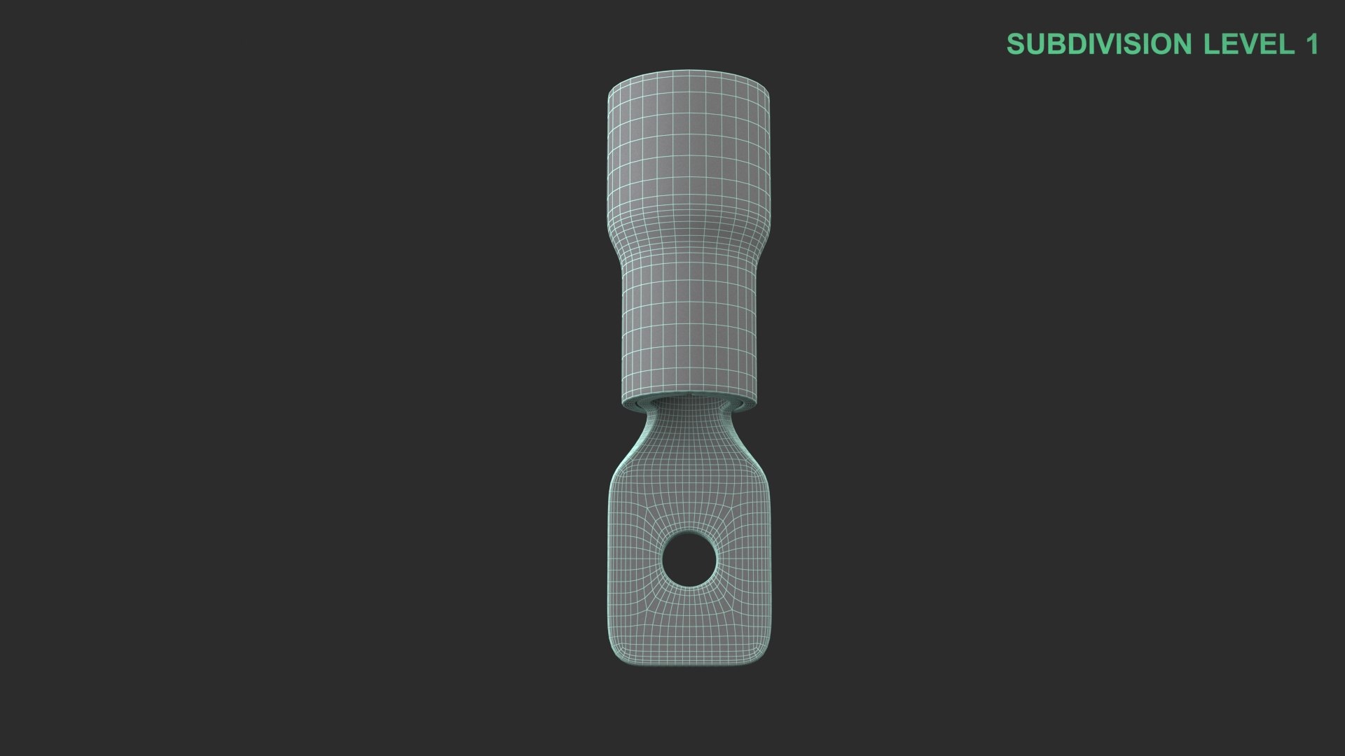 3D Spade Male Terminal Connector - TurboSquid 2403958