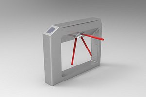 3D tripod turnstile toll