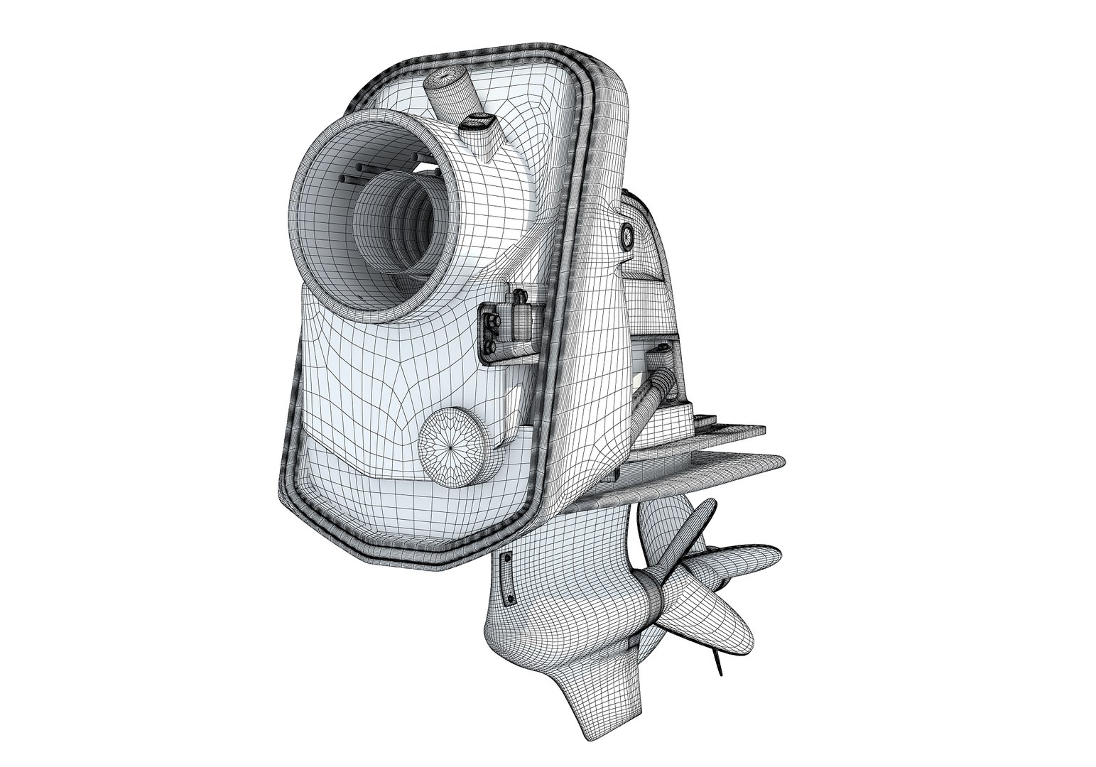 Boat Engine 3D Model - TurboSquid 1305826