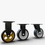 caster wheel 3d model