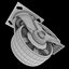 caster wheel 3d model