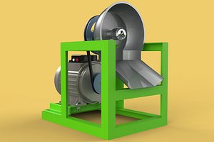 3D AUTOMATIC COCONUT GRATING MACHINE GRATER SCRAPER CHOPPER