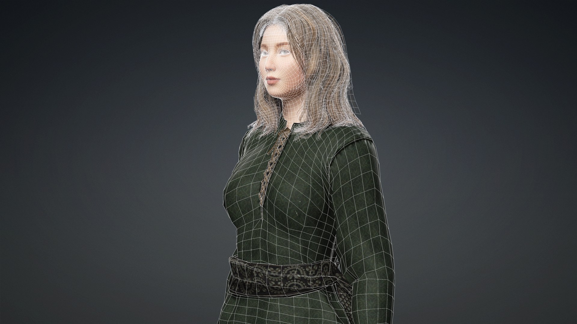 Medieval Woman 3D Character 3D model https://p.turbosquid.com/ts-thumb/JP/H5BvEd/6A/wire8/jpg/1788032802/1920x1080/fit_q87/af58c46eaae9ff913a2b17842ace4da2c61f8894/wire8.jpg
