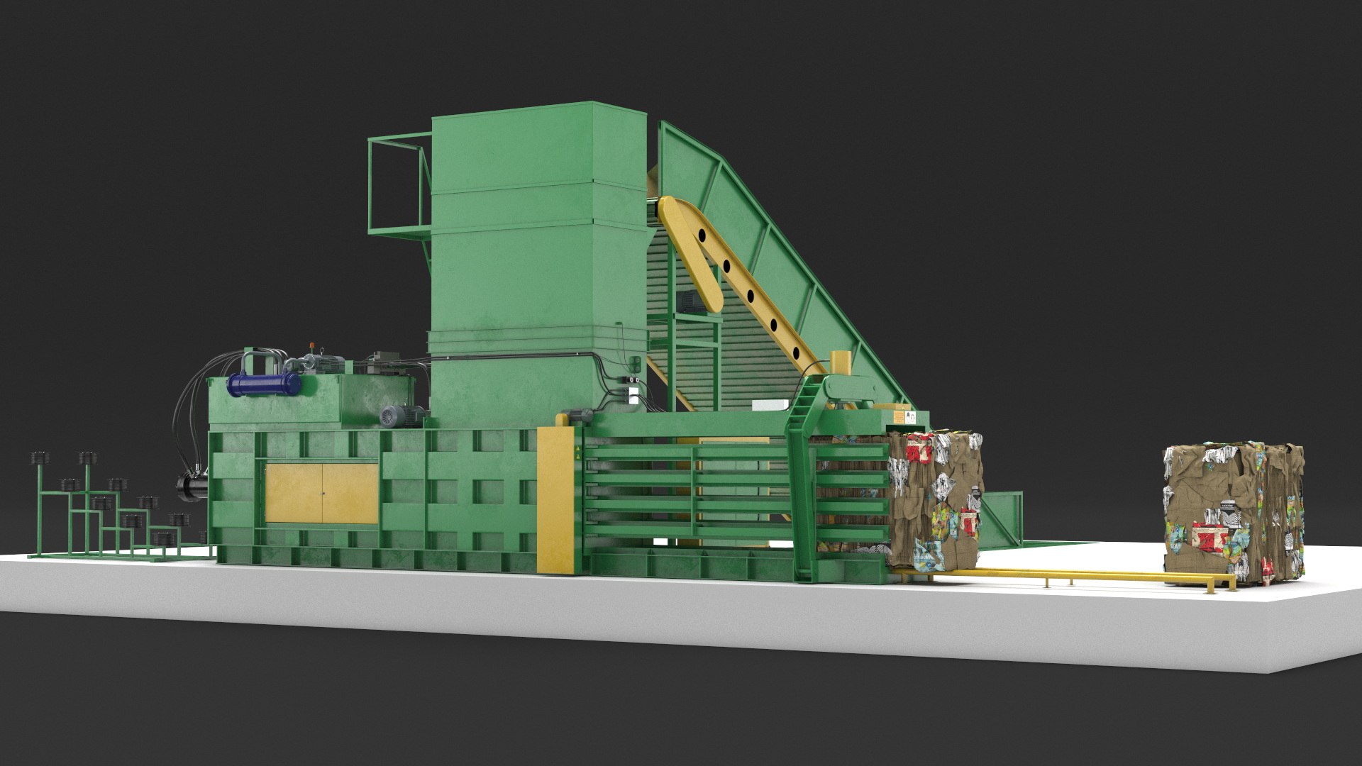 Hydraulic Baler Machine with Garbage 3D model https://p.turbosquid.com/ts-thumb/JP/KfszDF/Y6/hydraulic_baler_machine_with_garbage_009/jpg/1743180376/1920x1080/fit_q87/0996324428f1de4254f14635e035dc8f6ceceb58/hydraulic_baler_machine_with_garbage_009.jpg