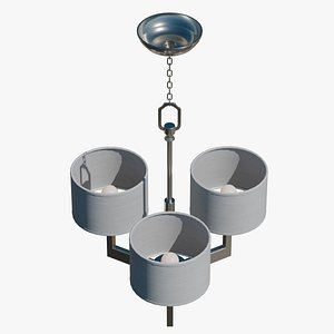 Modern Triple Shade Ceiling Chandelier