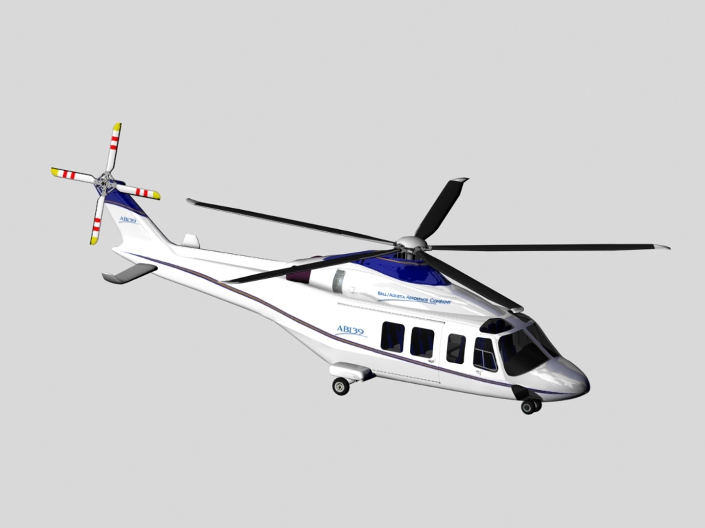 Aw-139 Helicopter Agusta Westland 3d Model