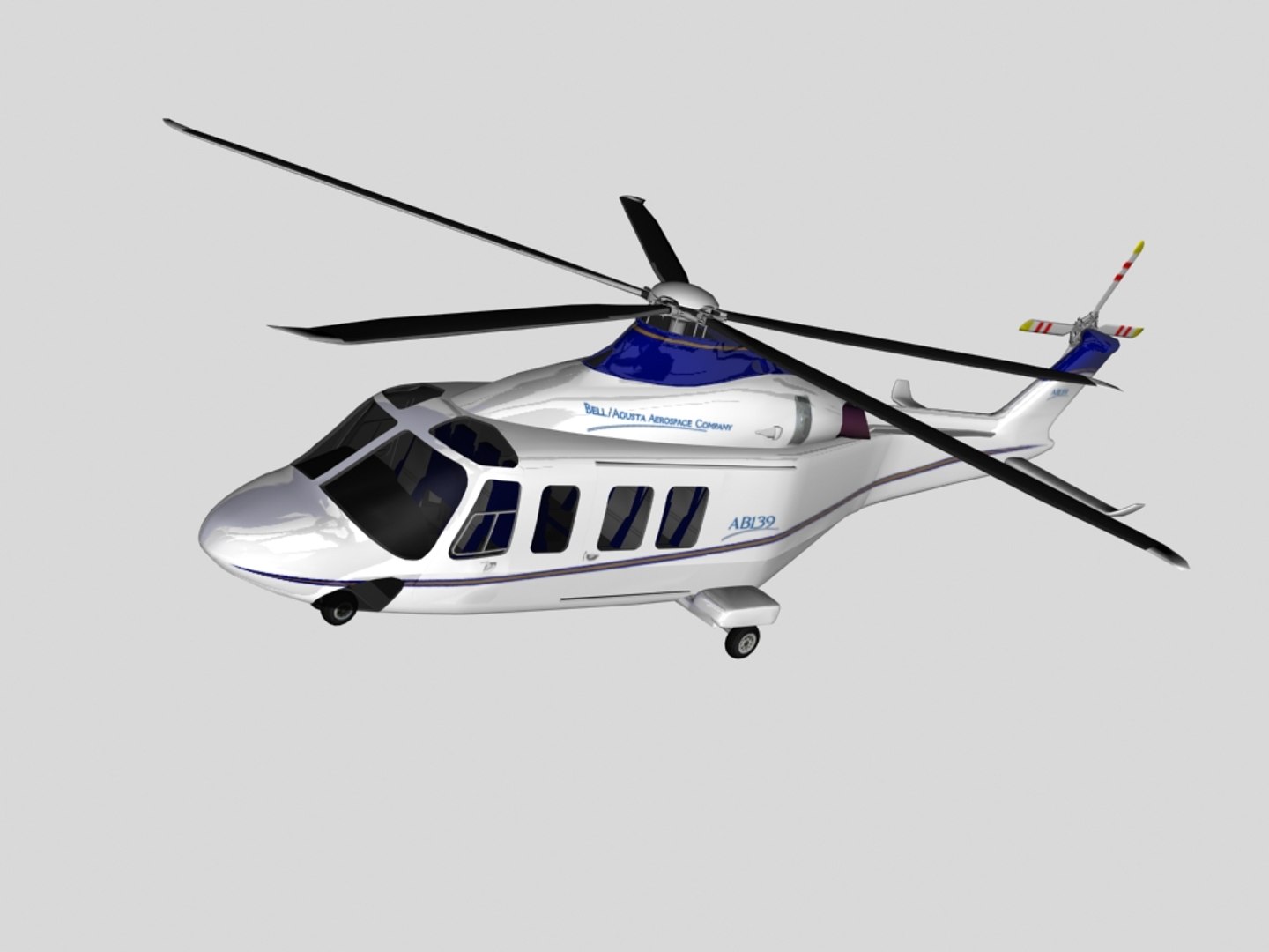 Aw-139 Helicopter Agusta Westland 3d Model